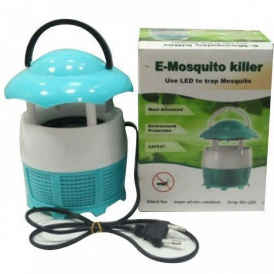  Лампа-ловушка уничтожитель комаров E-Mosquito Killer 411 Синий