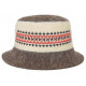 Bath and sauna hat Unomag Ukrainian Panama natural wool