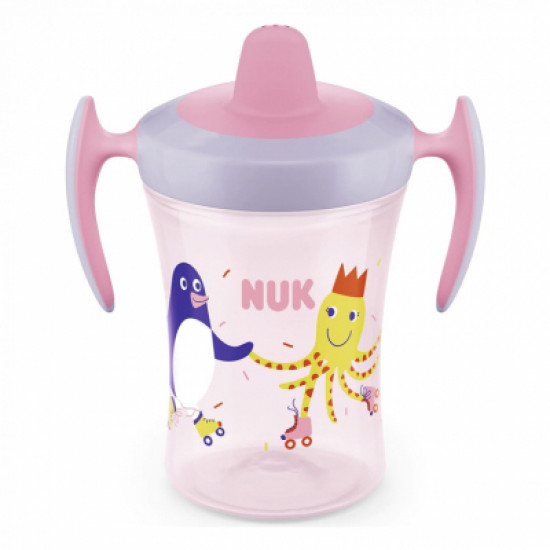  Поильник-непроливайка Nuk Evolution Trainer Fun 230 мл (3953130)