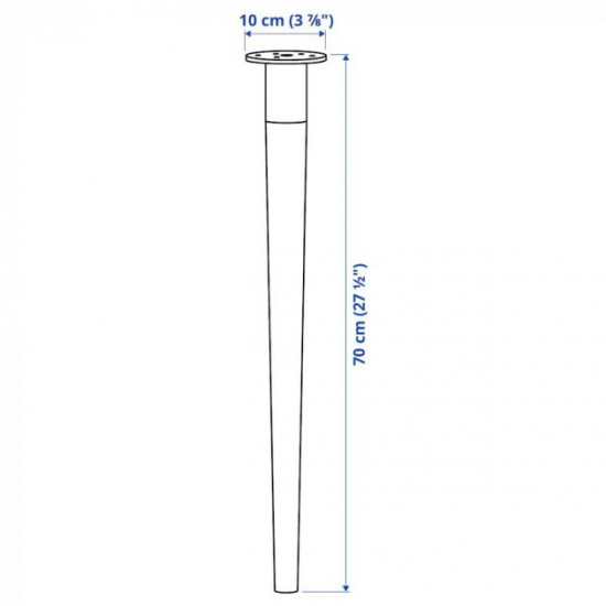  Письмовий стіл IKEA ANFALLARE / HILVER 140х65 см бамбук (294.177.10)