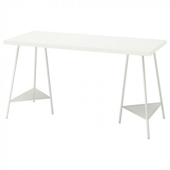 Writing desk IKEA LAGKAPTEN / TILLSLAG 140x60 cm white (694.172.04)