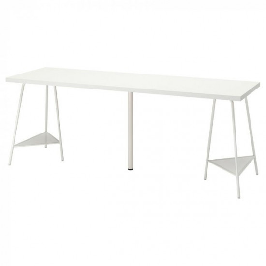 Writing desk IKEA LAGKAPTEN / TILLSLAG 200x60 cm white (194.176.16)