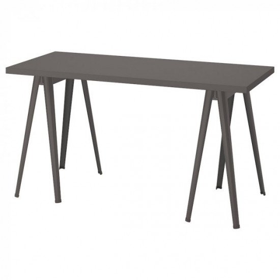 Writing desk IKEA LAGKAPTEN / NARSPEL 140x60 cm dark gray (994.171.08)