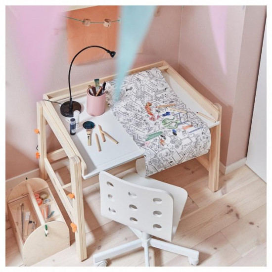 Children's writing desk IKEA FLISAT adjustable pine (202.735.94)