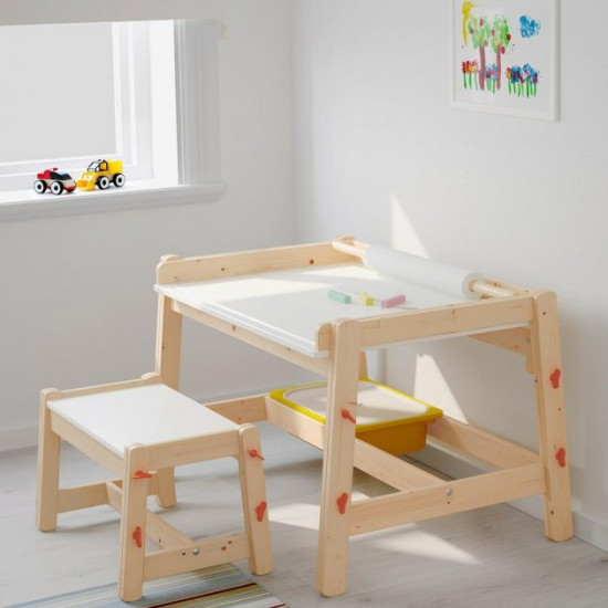 Children's writing desk IKEA FLISAT adjustable pine (202.735.94)