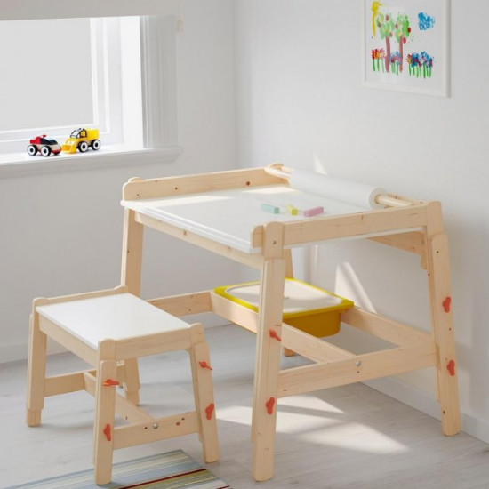 Children's writing desk IKEA FLISAT adjustable pine (202.735.94)