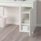 Writing desk with extension IKEA MICKE 105x50 cm white (099.030.14)