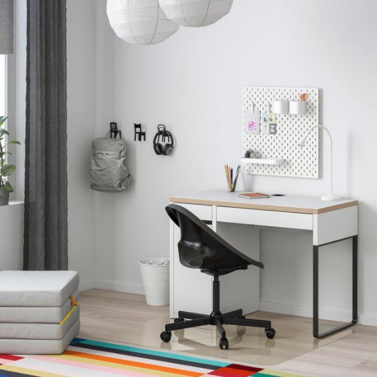 Письмовий стіл IKEA MICKE 105х50 см білий (104.898.39)