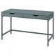 Desk IKEA ALEX 132x58 cm gray-turquoise (804.838.05)