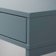 Desk IKEA ALEX 132x58 cm gray-turquoise (804.838.05)