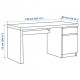 Writing desk IKEA MALM 140x65 cm white (602.141.59)