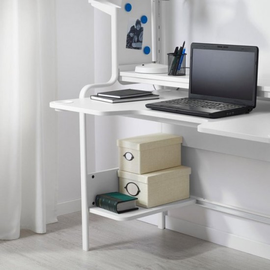 Play desk IKEA FREDDE 185x74x146 cm white (104.510.68)