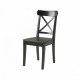 Armchair IKEA INGOLF black-brown 301.259.23