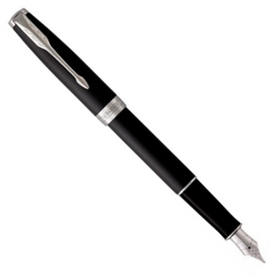  Перьевая ручка Parker SONNET 17 Matte Black Lacquer CT FP F 84 911