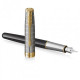 Fountain pen Parker SONNET 17 Metal and Black Lacquer GT FP18 F