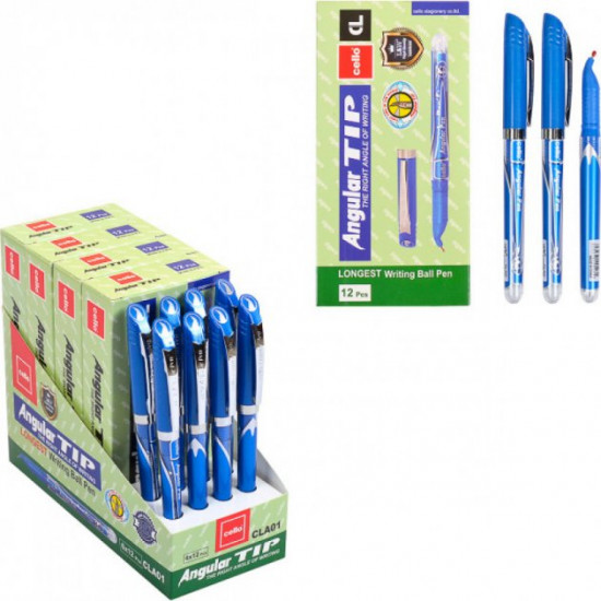 Pen for left-handed oil Cello blue paste 0.5mm art.50650