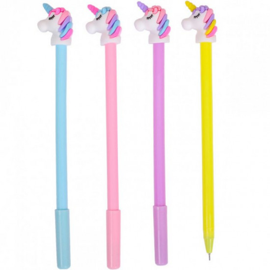 Children's gel pen Unicorn 0.38 mm blue paste art.6025