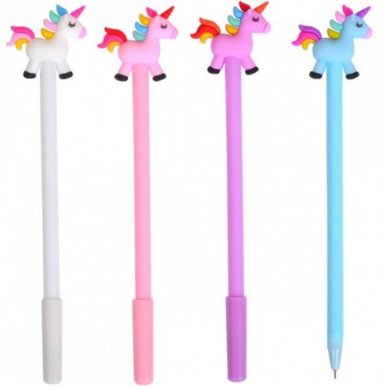 Children's gel pen Unicorn 0.38 mm blue paste art.6063