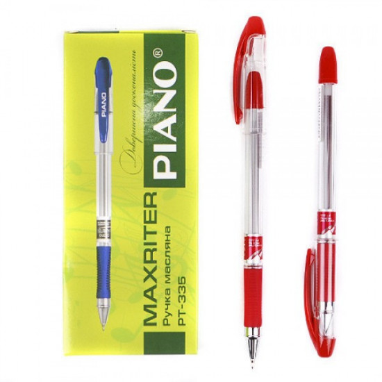 Ballpoint pen Cello Maxriter Peano red paste 0.7 mm art. PT-335