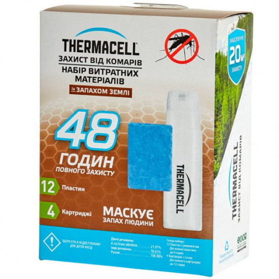 Картридж Thermacell E-4 Repellent Refills – Earth Scent 48 год. для мисливців