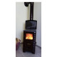 Turbo stove (euro stove) Duval EM-203F TURBO. ERENDEMIR Series