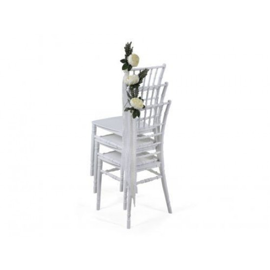 Chair CHIAVARI Plastic 92x40x43 cm White (TChiavW)