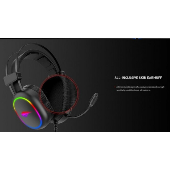 Gaming headphones with microphone HAVIT HV-H2016D