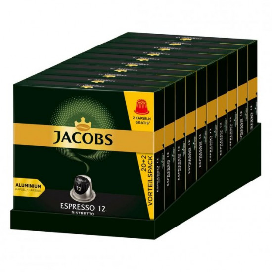 Coffee Jacobs Espresso 12 Ristretto, 200 Nespresso capsules