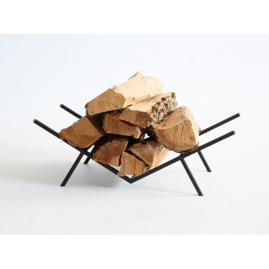 Stylish stand for firewood. Art Republic