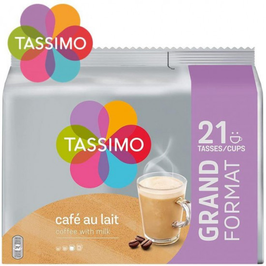 Coffee capsules Tassimo Cafe Au Lait Funny Pack 21 capsules