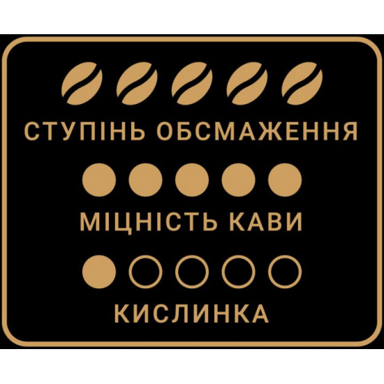  Кофе в зернах Чорна Карта Espresso пакет 1000 г (8720254065342)