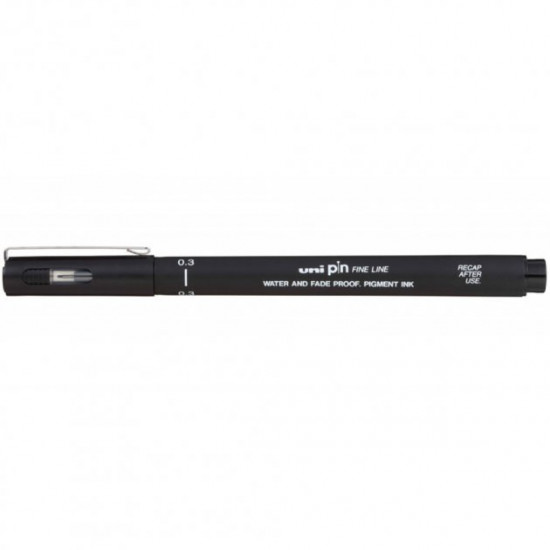 Handle liner Uni Pin Fine Line black 0.3 mm (PIN03-200.Black)