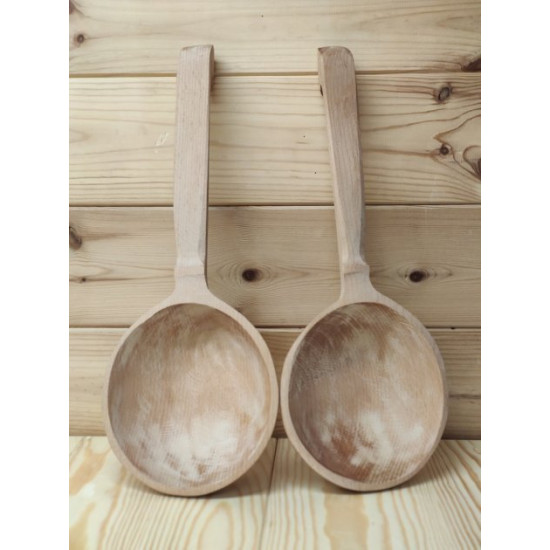 Great beech ladle for baths and saunas