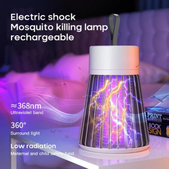 Знищувач комах для дому Electronic shock Mosquito killing lamp 220V