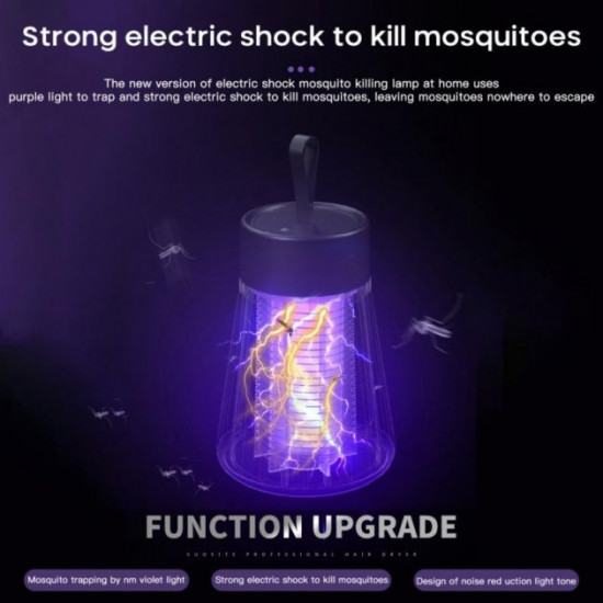 Знищувач комах для дому Electronic shock Mosquito killing lamp 220V