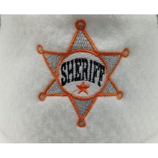 Model bath cap for the Sheriff sauna white (CF-G-SHW)