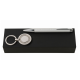 Set of Hugo Boss Chrome ballpoint pen and key ring