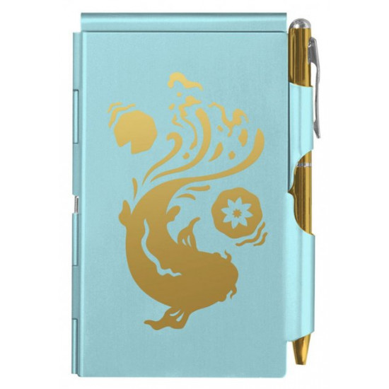 Pocket notebook with pen Troika Koi Fish