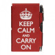 Pocket notebook with pen Troika Keep calm