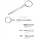 Troika Micro Construction keychain pen white