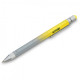 Troika Construction multitasking ballpoint pen with stylus, ruler, screwdriver and level, yellow-gray