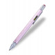 Troika Construction multi-tasking ballpoint pen with stylus; ruler; screwdriver and level; pink