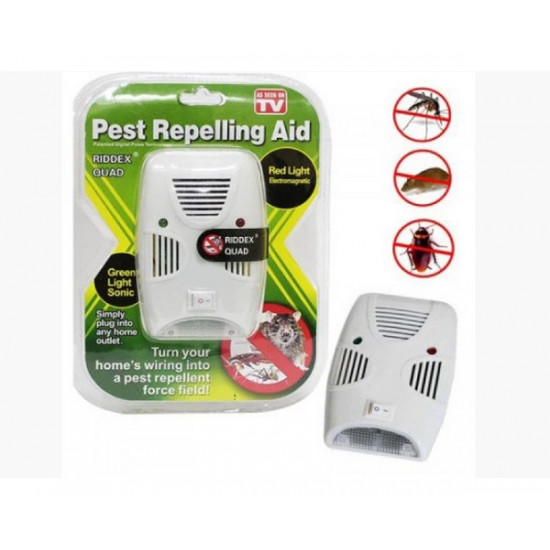 Відлякувач електронний від комарів Pest Repelling Aid Riddex Quad