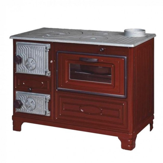 Wood-burning kitchen stove with oven DUVAL EK-4010