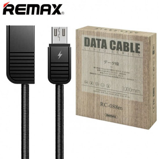  USB кабель Remax Linyo RC-088m micro USB черный