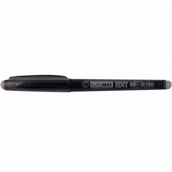 Buromax gel pen WriteErase EDIT 0.7 mm black ink (BM.8301-02)