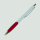 Automatic ballpoint pen Buromax 0.7 mm blue ink red grip (BM.8232-05)