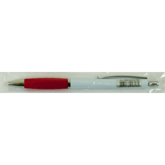 Automatic ballpoint pen Buromax 0.7 mm blue ink red grip (BM.8232-05)