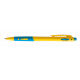 Automatic ballpoint pen ZiBi 07 mm blue (ZB210101)