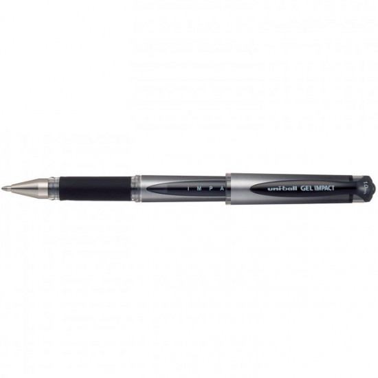 Gel pen UniBall Signo Gel Impact 1 mm black (UM-153S.Black)